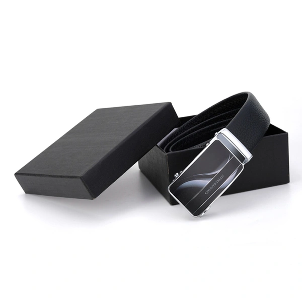 Fashion leather automatic buckle Genuine leather belt