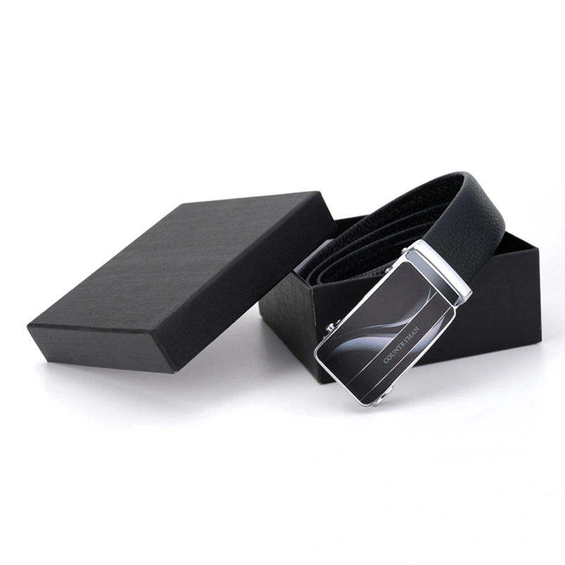 Fashion leather automatic buckle Genuine leather belt