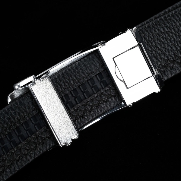 Fashion leather automatic buckle Genuine leather belt