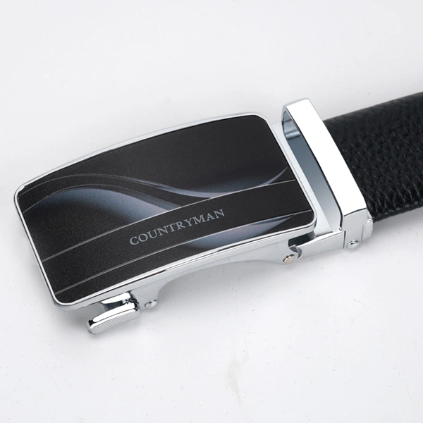 Fashion leather automatic buckle Genuine leather belt