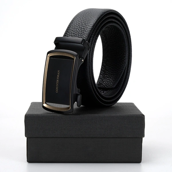 Fashion leather automatic buckle Genuine leather belt