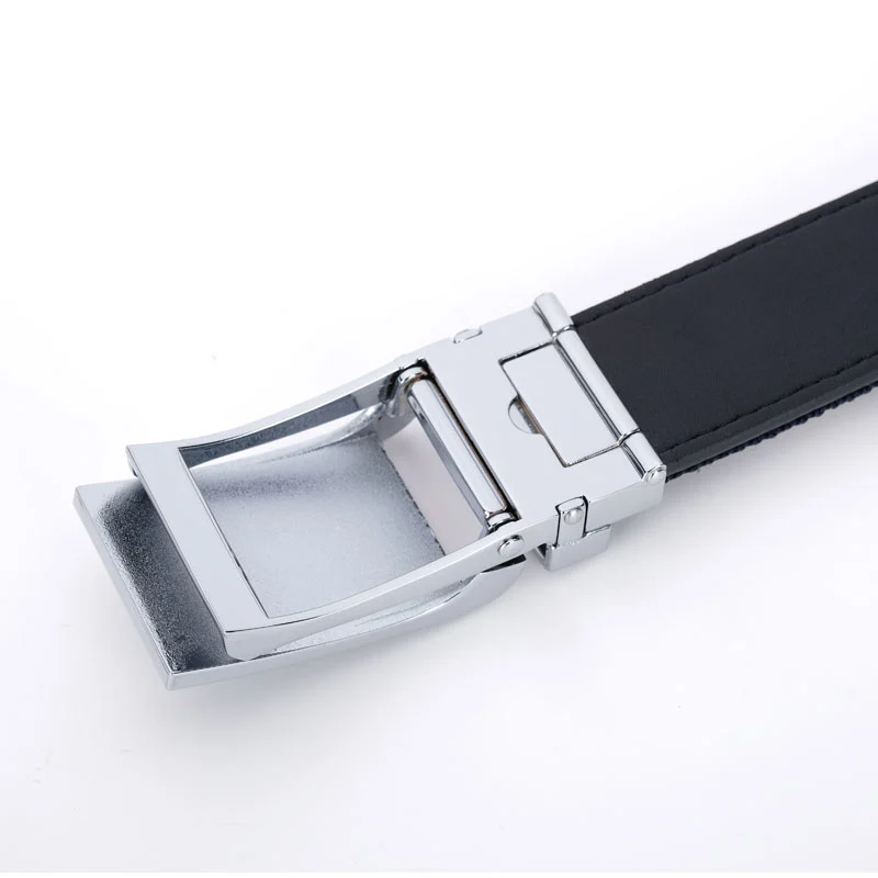 Fashion leather automatic buckle Genuine leather belt