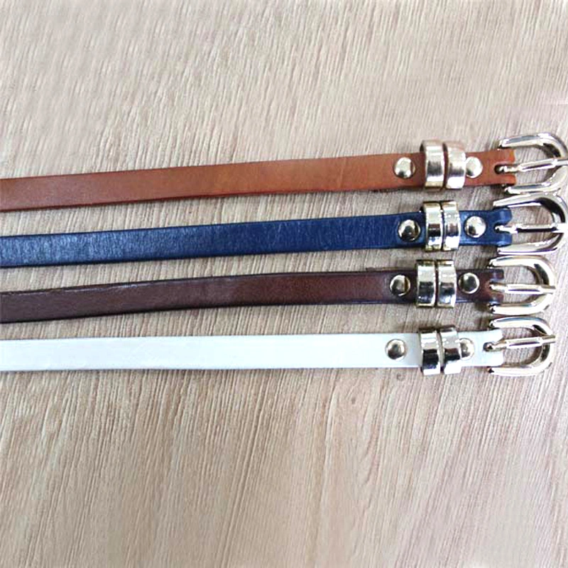 Ladies belt with pin buckle