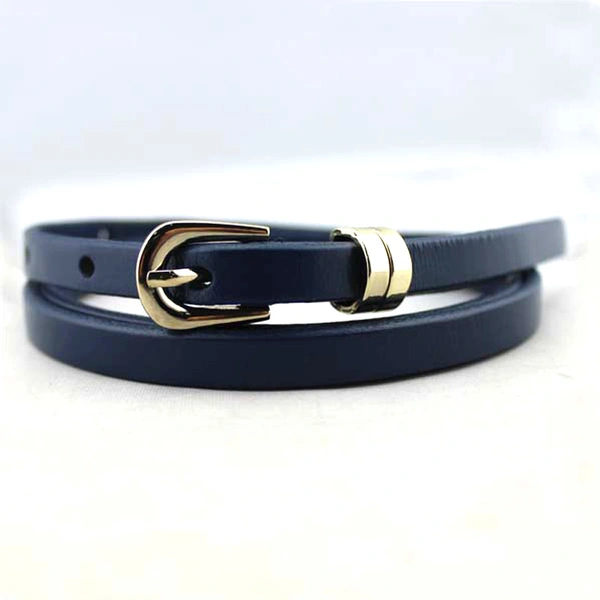 Ladies belt with pin buckle