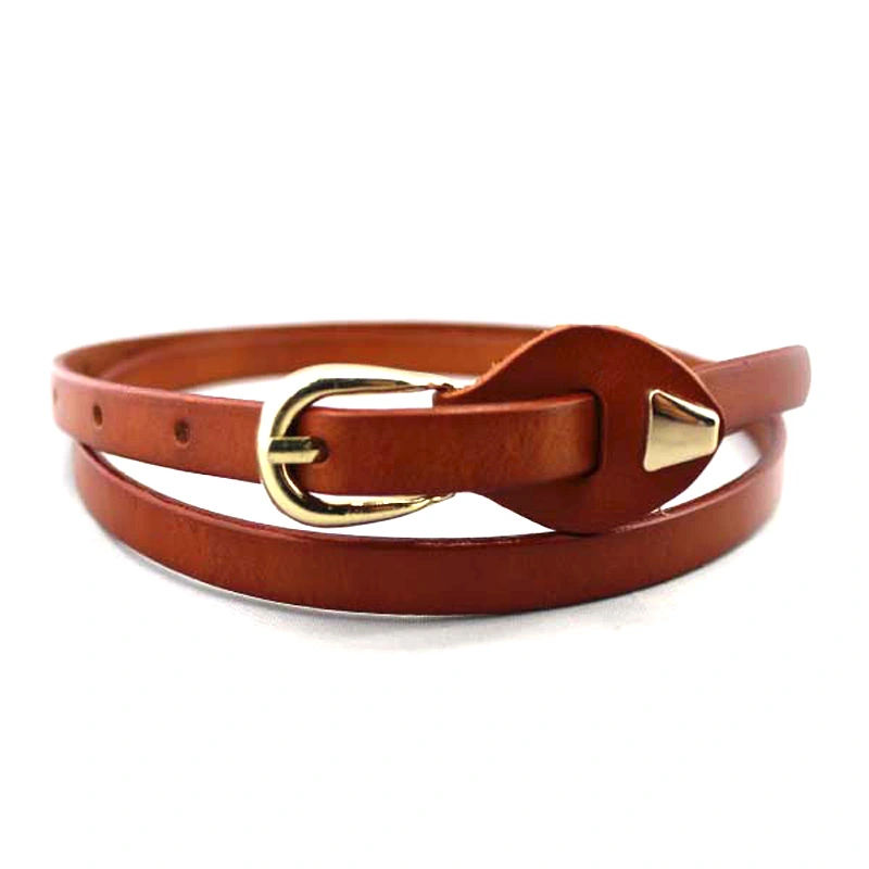 Ladies belt with pin buckle