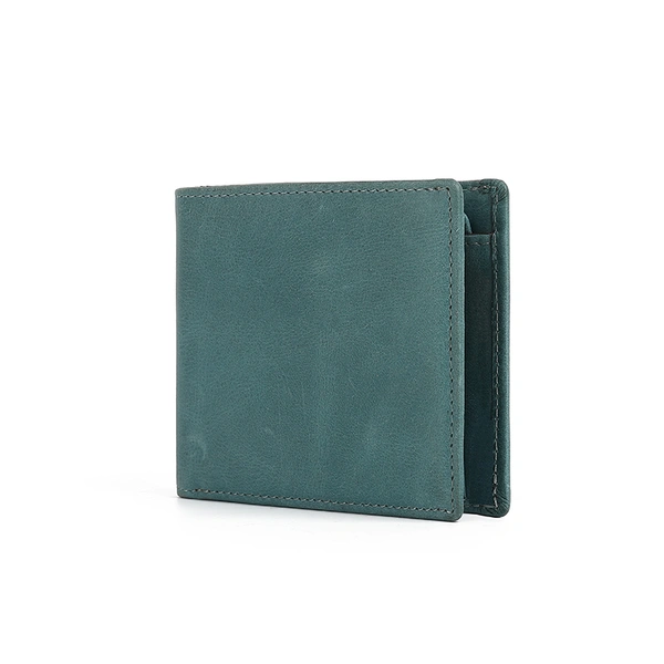 Nice Color Custom Bifold RFID Blocking Genuine Leather Wallets for Men
