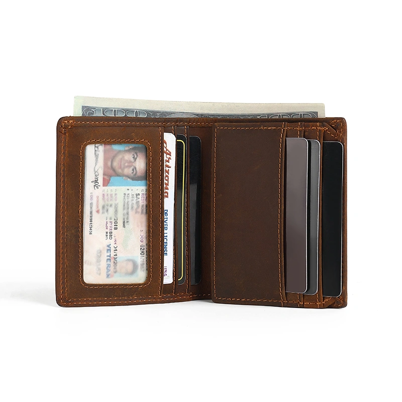  Wholesale New Trifold RFID Wallet For Men With Flip Out ID Holder