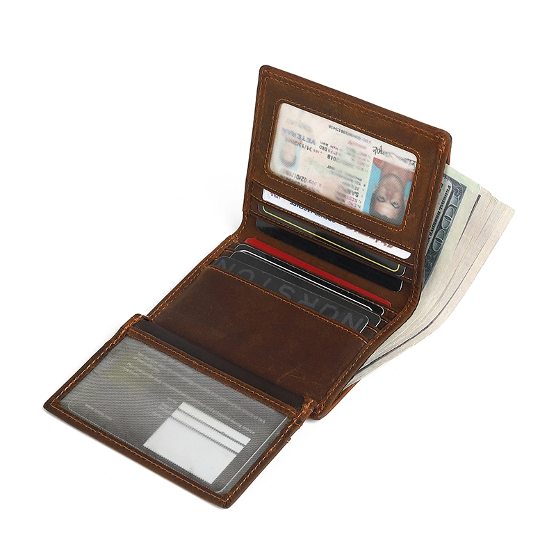  Wholesale New Trifold RFID Wallet For Men With Flip Out ID Holder