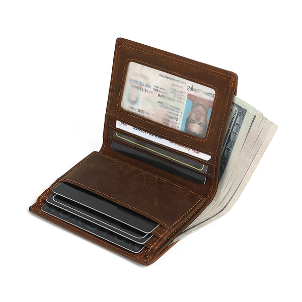  Wholesale New Trifold RFID Wallet For Men With Flip Out ID Holder