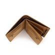 Facotory Wholesale Genuine Leather Zipper coin Purse Bifold Wallet 