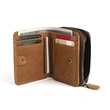  Zipper RFID Blocking Credit Card Small Bifold Wallet with Coin Pocket