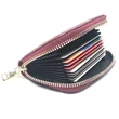 Lady Credit Card Holder RFID Card Case ID Case Organizer Zipper Wallet