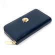 Leather RFID Long Card Holder Minimalist Ladies Zipper Phone Wallet 