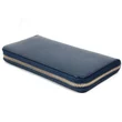 Leather RFID Long Card Holder Minimalist Ladies Zipper Phone Wallet 