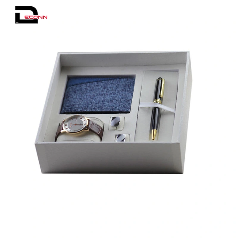 Festive Event Beautiful Gift Cufflinks Watch Pen Wallet Men's Gift Set