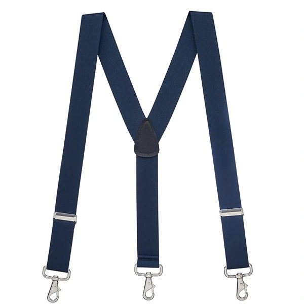 Men Adjustable Suspenders with Elastic Straps Y-Back Construction 