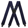  Solid Straight Clip Adjustable X Back Heavy Duty Clip Suspender