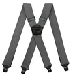  Solid Straight Clip Adjustable X Back Heavy Duty Clip Suspender