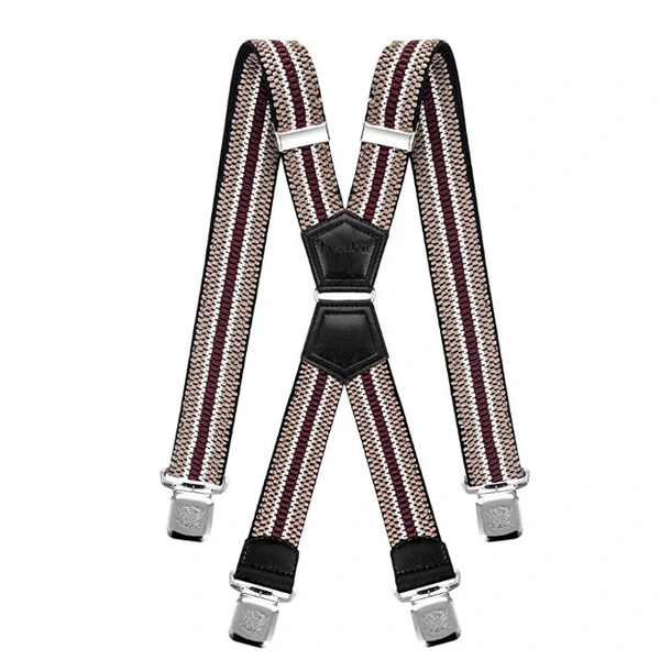 Suspenders X-Back  Adjustable Heavy Duty Clip Suspenders for Men Women