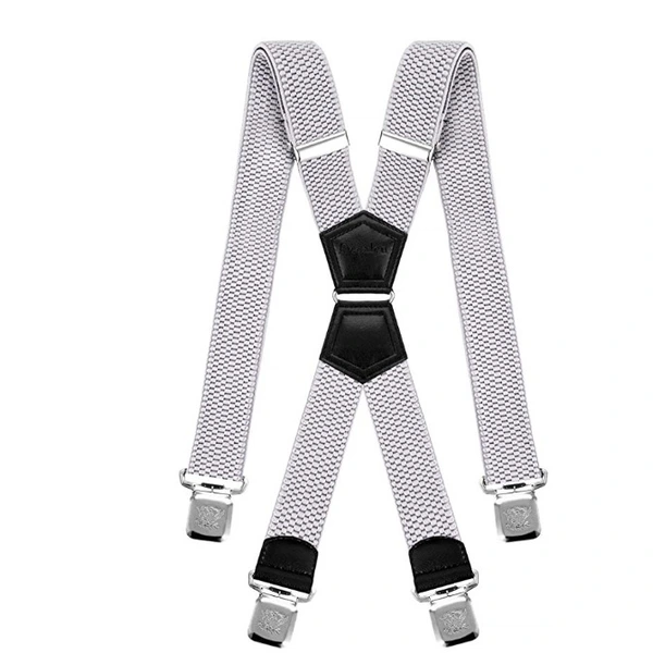 Suspenders X-Back  Adjustable Heavy Duty Clip Suspenders for Men Women