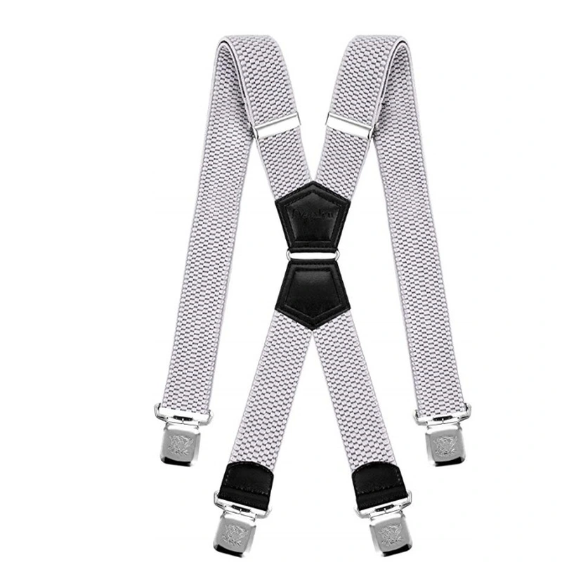 Suspenders X-Back  Adjustable Heavy Duty Clip Suspenders for Men Women