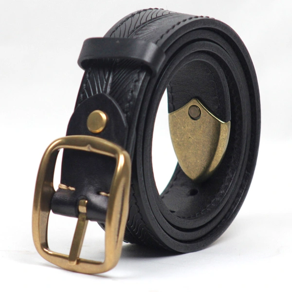 Mens  Full Grain  leather Jean Belt  