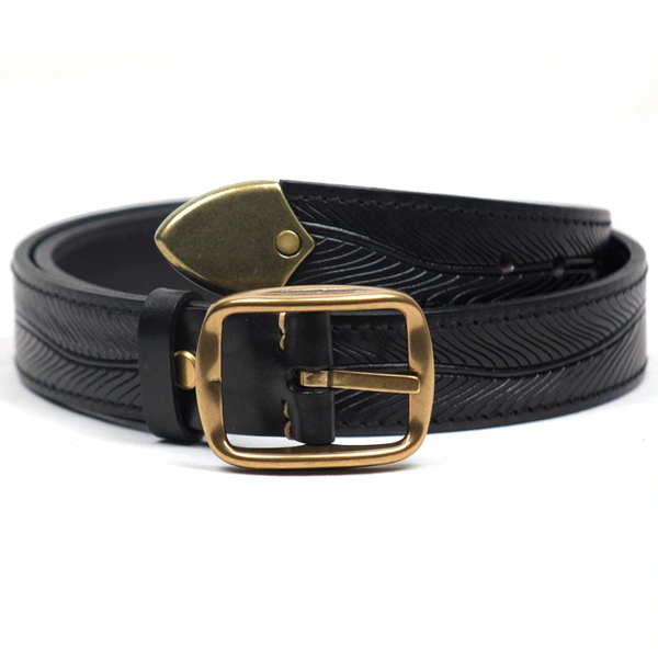 Mens  Full Grain  leather Jean Belt  