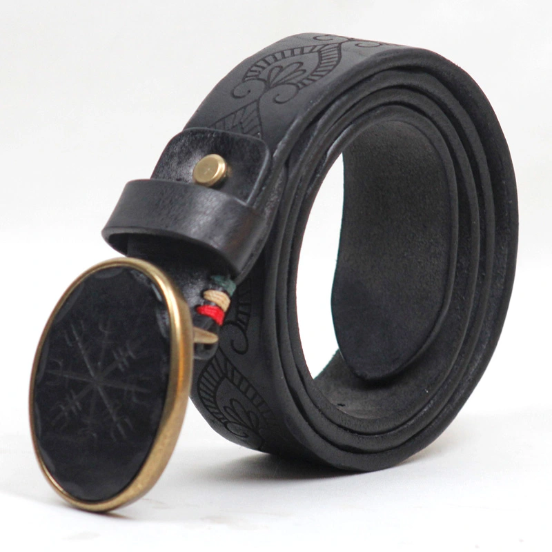 Mens  Full Grain  leather Jean Belt  