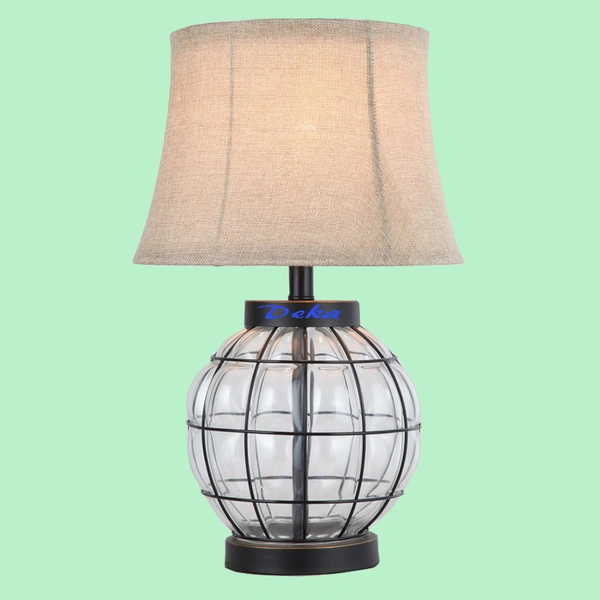 Ginger jar glass table lamp