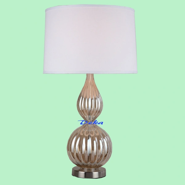 Gourd glass table lamp