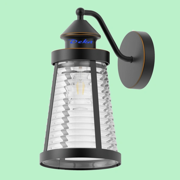 1 light oil-rubbed bronze wall sconce with clear glass shade