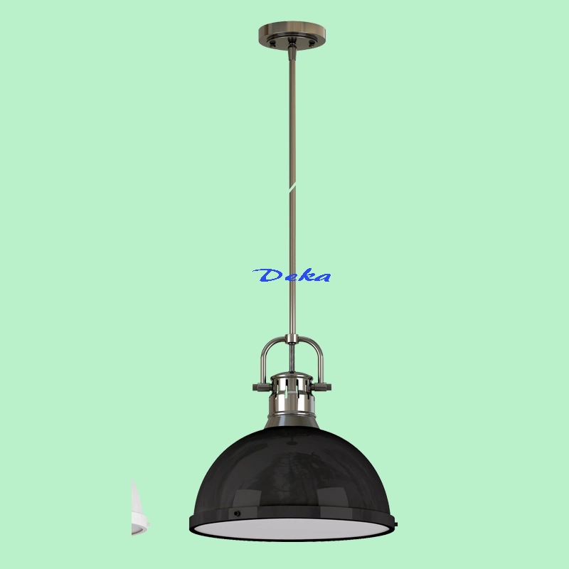 Black swag pendant light