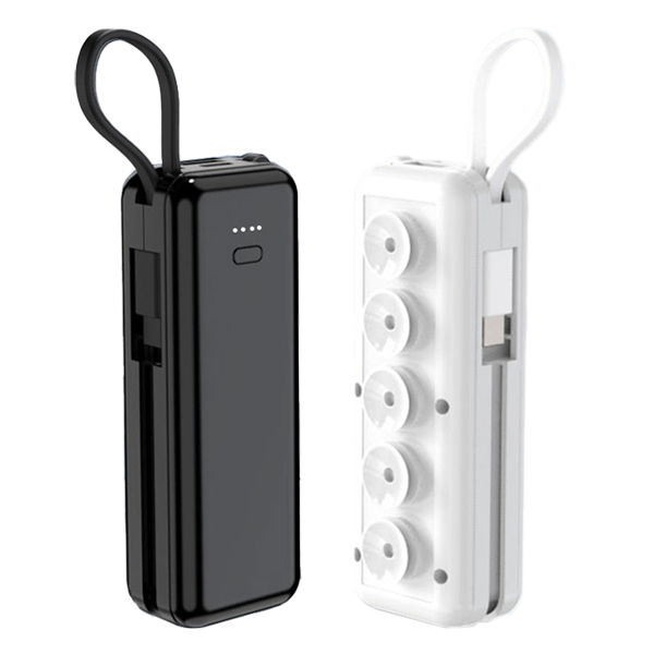 10000mAh Large Capacity Power Bank Suction Cup And Digital Led Light 