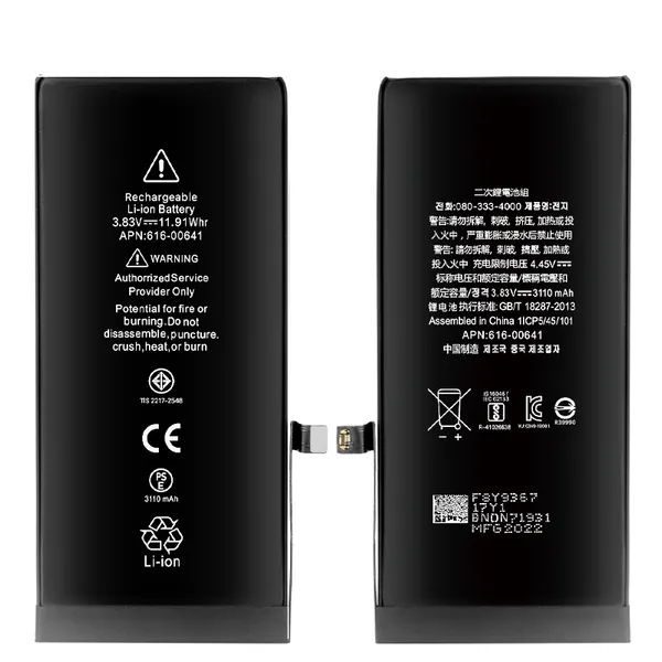 Replacement iPhone 11 battery with 3110mAh repair mobile phone battery