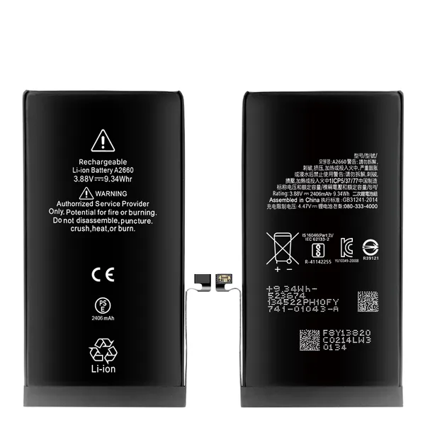 Replacement iPhone 13mini (A2660) battery 2406mAh mobile phone battery