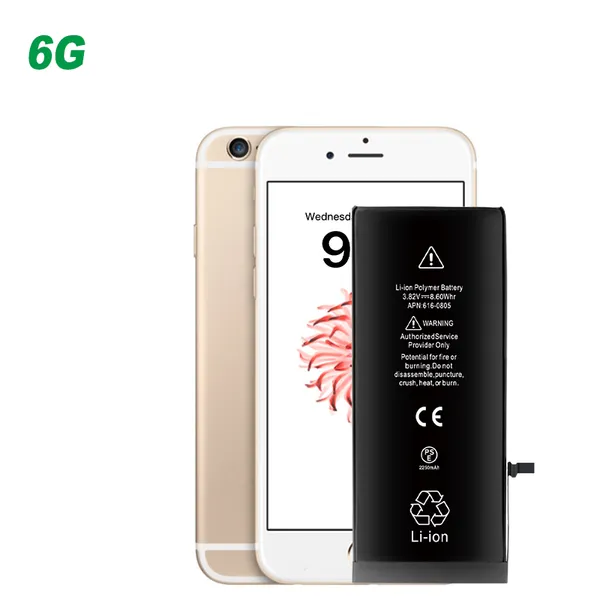 Replacement iPhone 6G battery high capacity phone battery factory