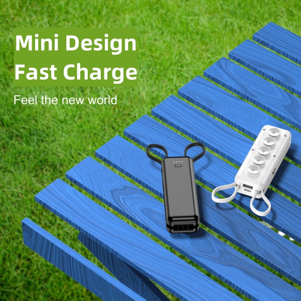 10000mAh Large Capacity Power Bank Suction Cup And Digital Led Light 