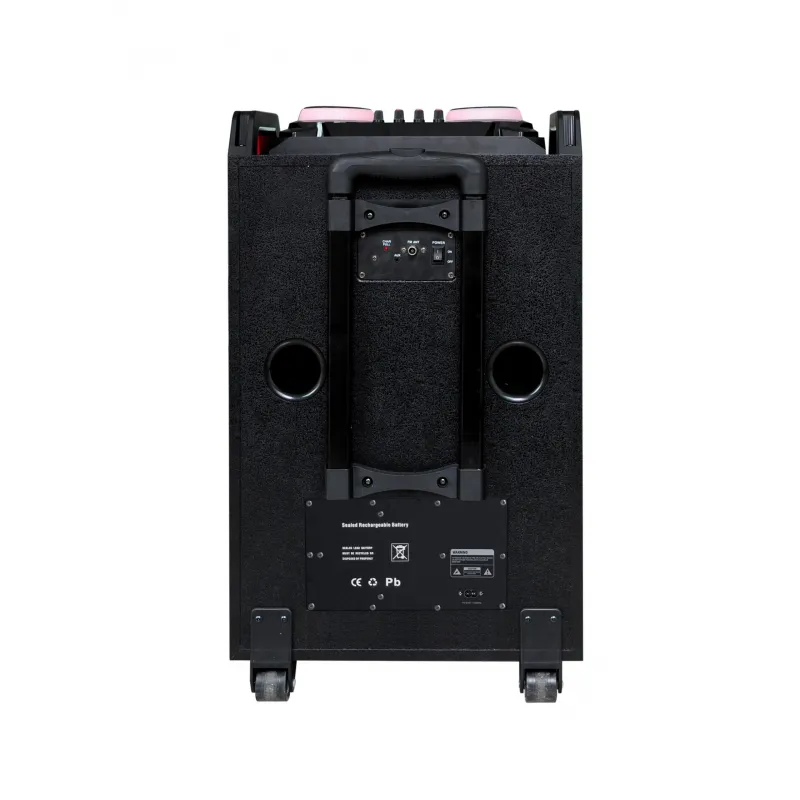 High quality good sound bass trolley outdoor speaker