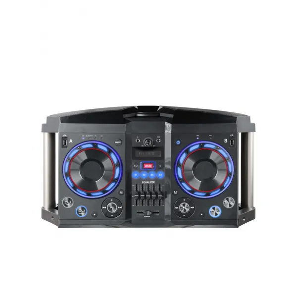 High quality sound system wooden super bass big power portable speaker