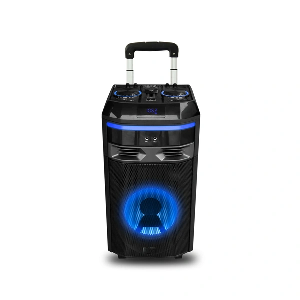 10'' bluetooth powerful bass audio trolley usb bt portable speaker