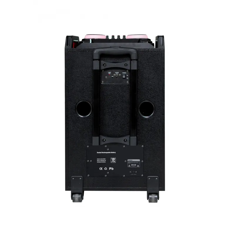 Bluetooth trolley 10'' audio dj party speaker