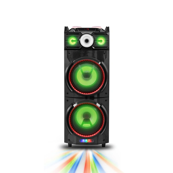 10''*2 karaoke portable party subwoofer speaker