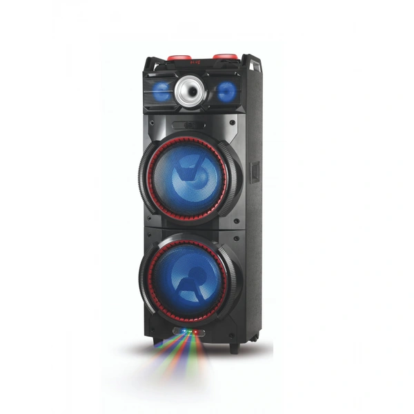 10''*2 karaoke portable party subwoofer speaker