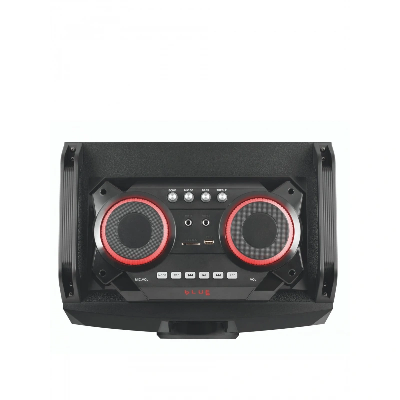 10''*2 karaoke portable party subwoofer speaker