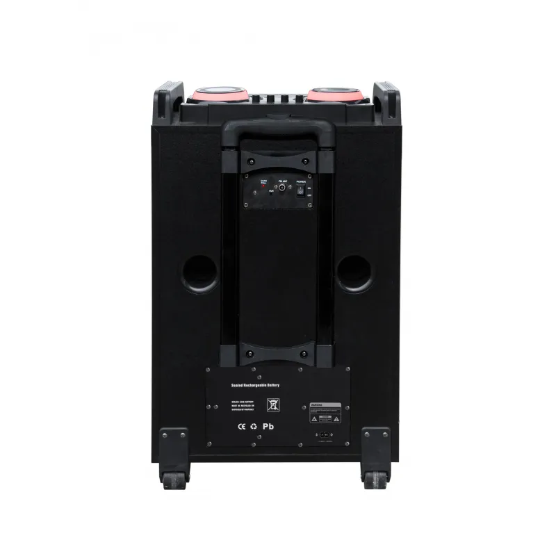 Trolley audio subwoofer bass outdoor speaker