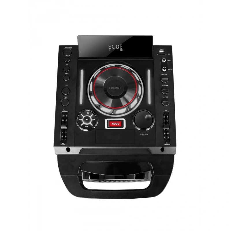 Bluetooth audio trolley bass dj party speaker