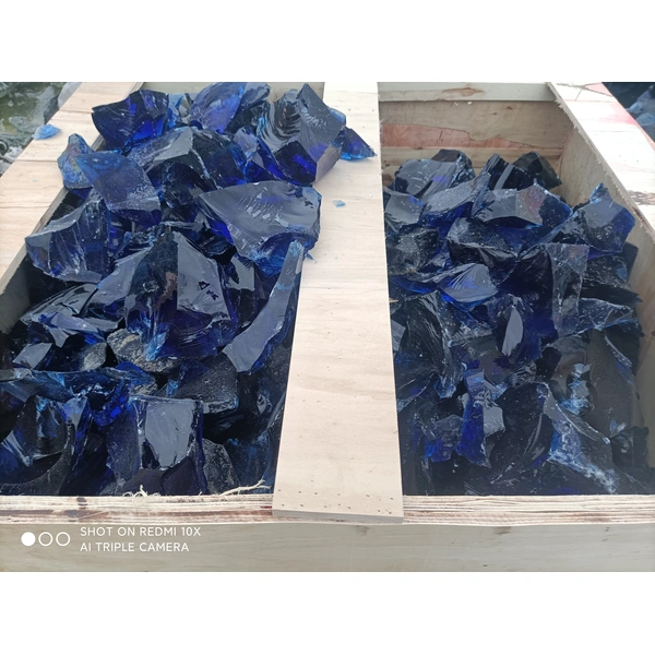 المعاد تدويرها صخور الزجاج المكسر 