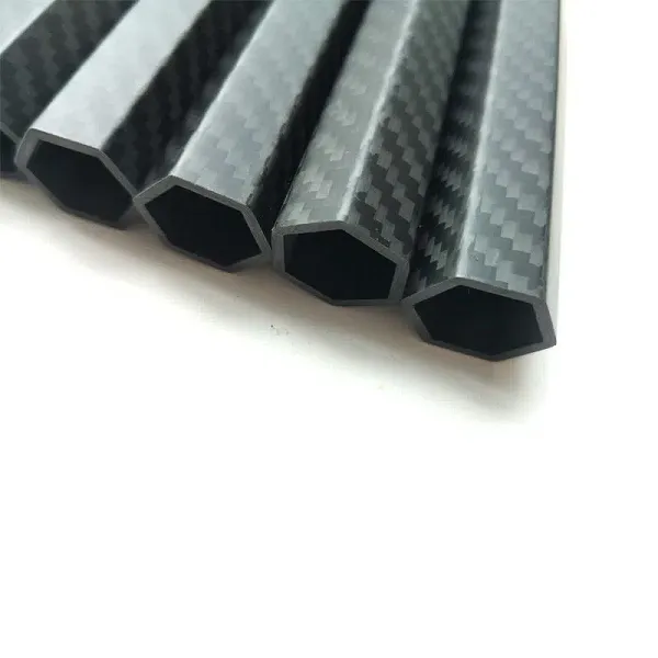 Chinese Carbon Fiber Hex Tube CFRP Hexagonal Tube