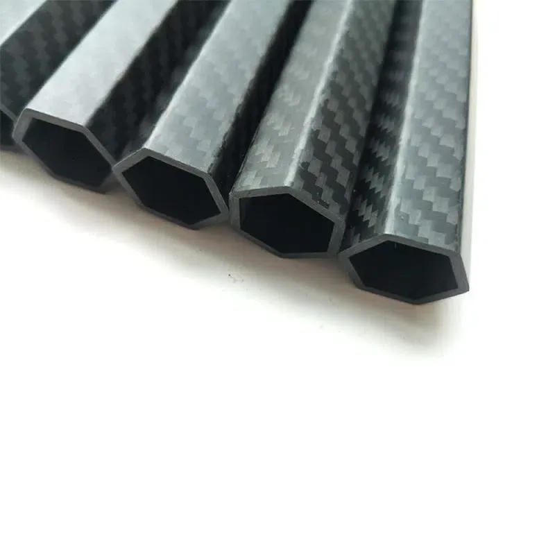Chinese Carbon Fiber Hex Tube CFRP Hexagonal Tube