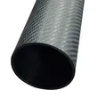 roll wrapped big size carbon fiber tube
